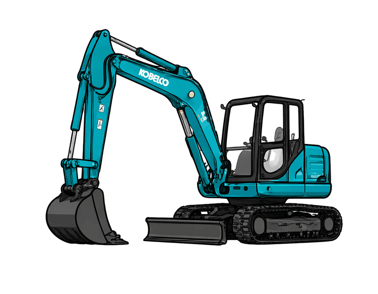 5.5T Kobelco excavator